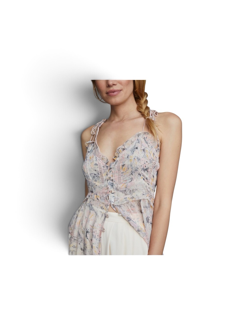 🌸 Anthropologie Sheer Curtain Maxi Top 🌸